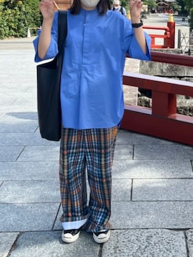 「BIOTOP（ビオトープ）のアイテム（シューズ）」を使った、くーさん（レディース・156cm）の秋コーディネート