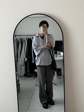 「shiki tokyo（シキトウキョウ）のアイテム（アクセサリー）」を使った、ユウ（低身長）さん（メンズ・169cm）の夏コーディネート