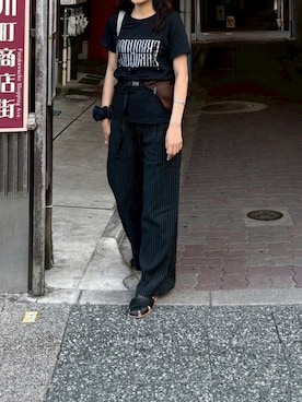 「アイテム（ボディバッグ/ウエストポーチ）」を使った、白菜さん（レディース・161cm・20代）の秋コーディネート