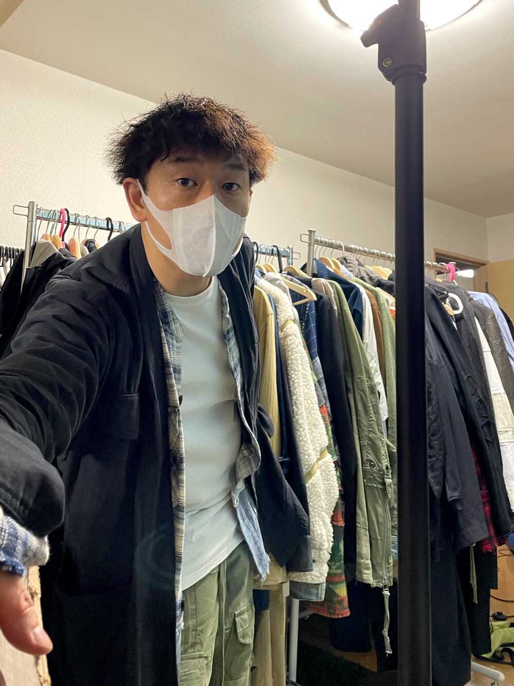 GREG LAUREN（グレッグローレン）の「RIVER/DENIM 50-50 BOXY