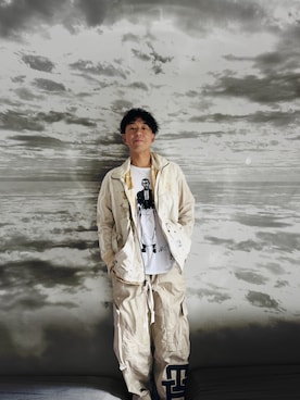 「アイテム（ジャージ）」を使った、nt.tokyo.jpさん（メンズ・182cm）の秋コーディネート