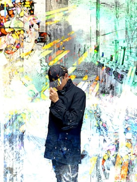 「DRIES VAN NOTEN（ドリスヴァンノッテン）のアイテム（帽子）」を使った、nt.tokyo.jpさん（メンズ・182cm）の秋コーディネート