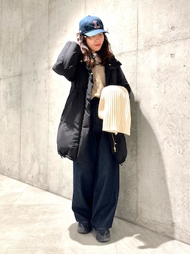 「アイテム（ブーツ）」を使った、アサミさん（レディース・163cm・30代）の冬コーディネート