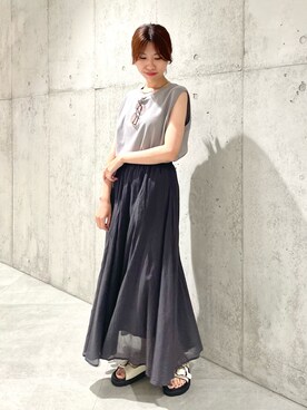 アサミさん(レディース・163cm)の夏コーディネート