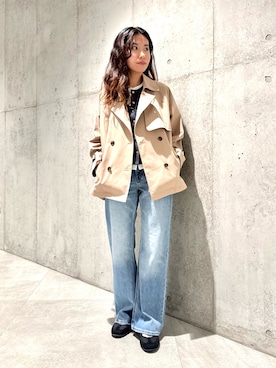 「URBAN RESEARCH Sonny Label（アーバンリサーチサニーレーベル）のアイテム（パンツ）」を使った、アサミさん（レディース・163cm）の春コーディネート