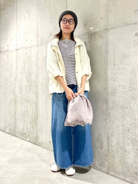 「URBAN RESEARCH Sonny Label（アーバンリサーチサニーレーベル）のアイテム（マウンテンパーカー）」を使った、アサミさん（レディース・163cm）の春コーディネート