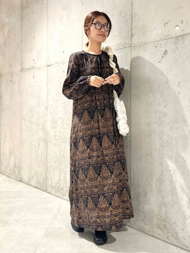 「ARTESANOS（アルテサノス）のARTESANOS　ビットローファー（ローファー）」を使った、アサミさん（レディース・163cm）の夏コーディネート