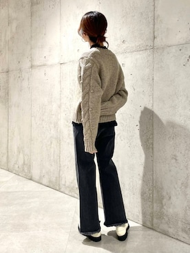 「イチ推しデニムコーデ」｜アサミさん（レディース・163cm）の秋コーディネート