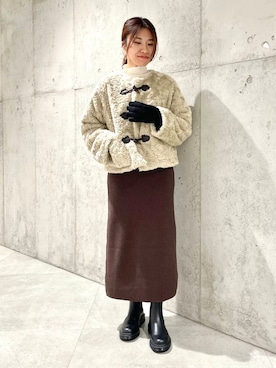 アサミさん(レディース・163cm)の冬コーディネート