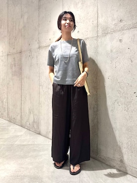 「URBAN RESEARCH Sonny Label（アーバンリサーチサニーレーベル）のアイテム（アクセサリー）」を使った、アサミさん（レディース・163cm）の夏コーディネート