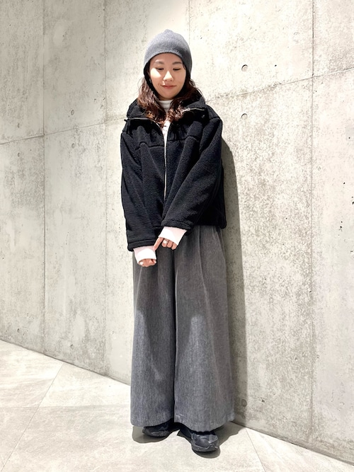 ウォッシャブルワイドタックイージーパンツ