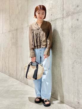 アサミさん（レディース・163cm）の春コーディネート