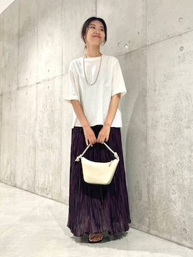 「URBAN RESEARCH Sonny Label（アーバンリサーチサニーレーベル）のアイテム（アクセサリー）」を使った、アサミさん（レディース・163cm）の夏コーディネート