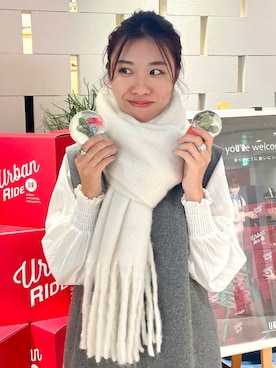 「アイテム（その他雑貨）」を使った、アサミさん（レディース・163cm）の秋コーディネート