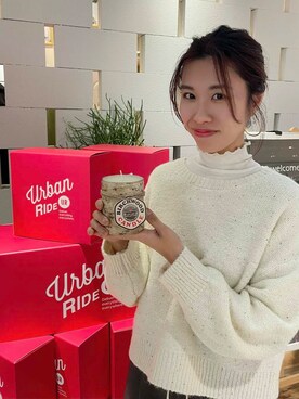 「アイテム（インテリア）」を使った、アサミさん（レディース・163cm）の冬コーディネート