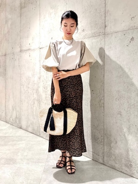 「URBAN RESEARCH Sonny Label（アーバンリサーチサニーレーベル）のアイテム」を使った、アサミさん（レディース・163cm）の夏コーディネート