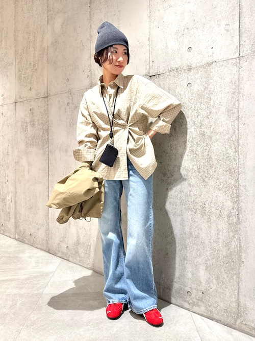 撥水スタンドカラーナイロンブルゾン