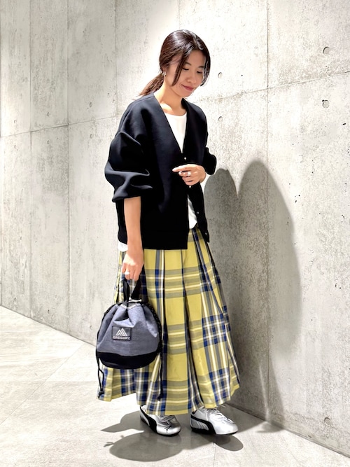 セール】フロントデザインカットジョーゼットプルオーバー（Tシャツ