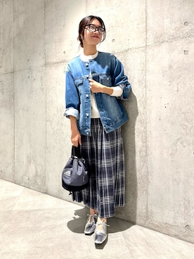 「アイテム（その他雑貨）」を使った、アサミさん（レディース・163cm）の秋コーディネート