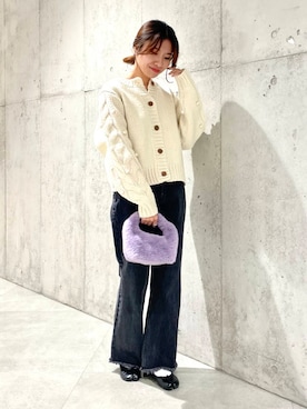 「イチ推しデニムコーデ」｜アサミさん（レディース・163cm）の秋コーディネート