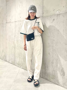 「アイテム（その他パンツ）」を使った、アサミさん（レディース・163cm）の夏コーディネート