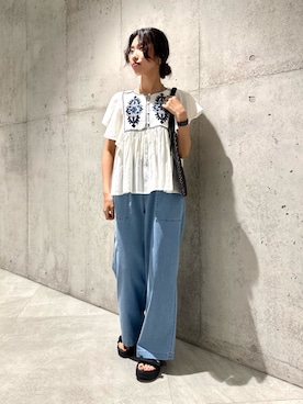 「LE VERNIS（ル・ベルニ）のアイテム」を使った、アサミさん（レディース・163cm）の夏コーディネート