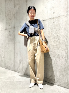 「アイテム（パンプス）」を使った、アサミさん（レディース・163cm・30代）の夏コーディネート