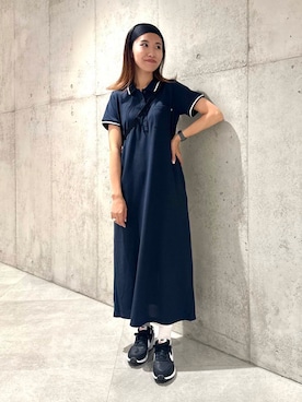 「アイテム（ワンピース/ドレス）」を使った、アサミさん（レディース・163cm）の夏コーディネート