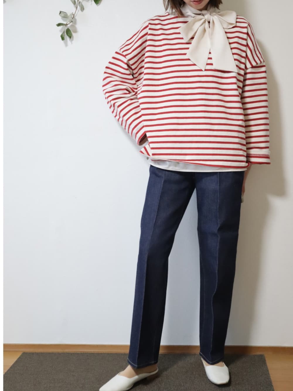 LE MINOR/ルミノア】SLOBE別注ビッグボーダーカットソー◇を使った人気