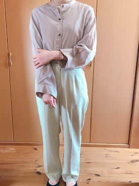 「Kastane」｜「アイテム（腕時計）」を使った、ぷるさん（レディース・151cm）の春コーディネート