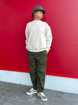 「no brand（ノーブランド）のアイテム」を使った、Yukioさん（メンズ・173cm）の春コーディネート
