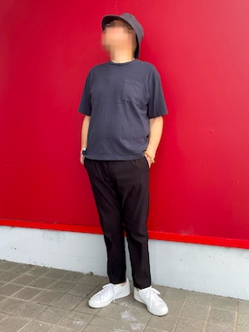 「newhattan（ニューハッタン）のアイテム」を使った、Yukioさん（メンズ・173cm）の夏コーディネート