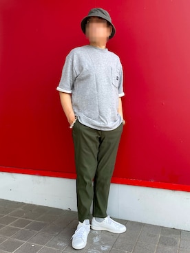 「newhattan（ニューハッタン）のアイテム」を使った、Yukioさん（メンズ・173cm）の春コーディネート