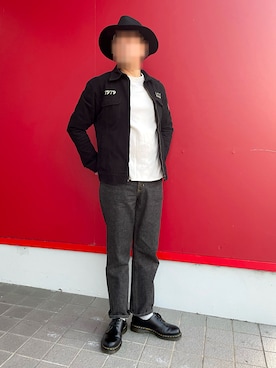 「EDWIN（エドウィン）のアイテム」を使った、Yukioさん（メンズ・173cm）の冬コーディネート