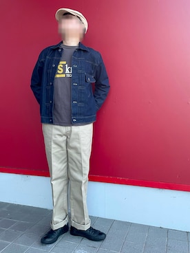 「CONVERSE ALL STAR（コンバースオールスター）のアイテム」を使った、Yukioさん（メンズ・173cm）の春コーディネート