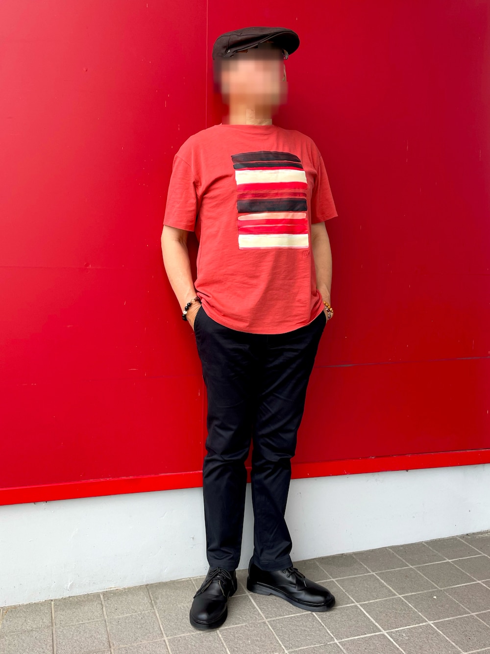 Yukioさんの「スキニ―チノパンツ（no brand）」を使ったコーディネートの1枚目の写真