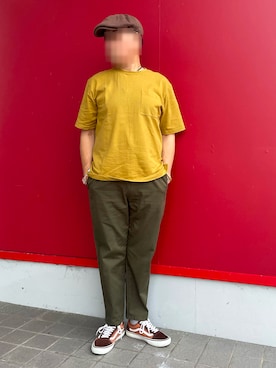 「GU（ジーユー）のアイテム（パンツ）」を使った、Yukioさん（メンズ・173cm）の秋コーディネート