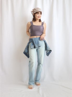 「アイテム（水着/着物・浴衣）」を使った、aaaayaさん（レディース・161cm）の秋コーディネート