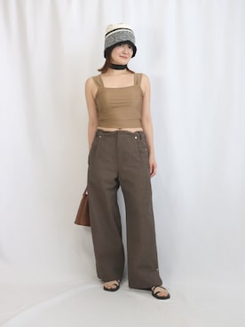 「アイテム（水着）」を使った、aaaayaさん（レディース・161cm）の秋コーディネート