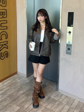 mairaさん（レディース・156cm）の秋コーディネート