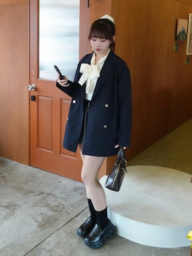 mairaさん（レディース・156cm）の冬コーディネート