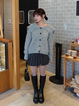 「CHARLES & KEITH（チャールズ & キース）のアイテム」を使った、mairaさん（レディース・156cm）の冬コーディネート