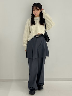 「VACANCY（ヴァカンシー）のアイテム」を使った、mairaさん（レディース・156cm）の秋コーディネート