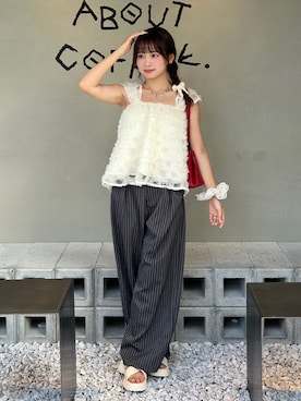 「SONA（ソナ）のアイテム」を使った、mairaさん（レディース・156cm）の夏コーディネート