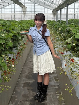 「SONA（ソナ）のアイテム」を使った、mairaさん（レディース・156cm）の春コーディネート