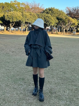 「新星WEARISTAにエントリー」｜mairaさん（レディース・156cm）の冬コーディネート