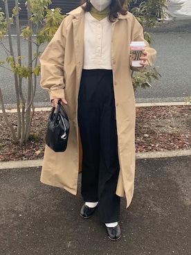 「ap retro（アプレトロ）のアイテム（ジャケット/アウター）」を使った、mairaさん（レディース・156cm）の春コーディネート