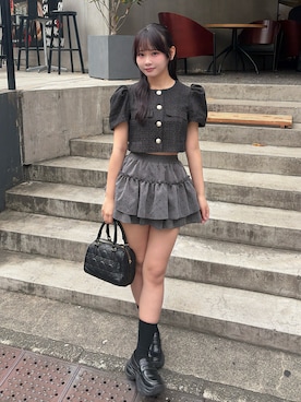 「Heather（ヘザー）のアイテム」を使った、mairaさん（レディース・156cm）の春コーディネート