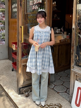 「archives（アルシーヴ）のアイテム」を使った、mairaさん（レディース・156cm）の春コーディネート