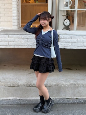 「SLY（スライ）のアイテム」を使った、mairaさん（レディース・156cm）の春コーディネート